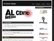 Tablet Screenshot of alcentromedia.com